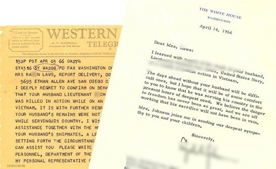 Period-authentic Western Union casualty telegram artifact used in Origentum Military Chapters